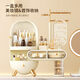 Vipero cosmetic mirror storage box integrated cosmetics storage desktop style Internet celebrity jewelry integrated new Internet celebrity dressing table multi-functional mirror/jewelry style girly white multi-function