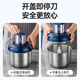 Tuojin German imported quality meat grinder household small mixer electric multi-functional fully automatic stuffing grinder dumpling smashing white thickened glass bowl double gear * single knife * anti-meat blocking