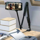 Sanqihu mobile phone holder alloy bedroom bedside desktop universal lazy cantilever telescopic multi-directional adjustment high-end live broadcast drama 2025 iPad tablet multi-functional support frame portable collection white desktop model two-stage mobile phone tablet communication