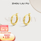 Saturday Fortune (ZLF) S925 silver earrings for women, fashionable and versatile silver earrings, earrings for birthday gifts, a pair of earrings