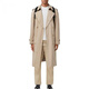 Burberry (BURBERRY) New Year's gift Burbrry Westminster version double-breasted trench coat men's honey color honey color for men and women one size 50