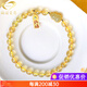 GONMCEAN Wealth-attracting gourd Citrine Bracelet Women's Jade Gourd Bracelet Women's Jewelry Gift 6mm