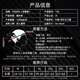 FASEED法赛德碳纤维半盔男摩托车头盔女士机车双镜片安全帽四季通用736 龙纹/哑光+镀彩【送手套+头套】 M（建议54-56cm头围）