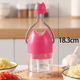 Yusenyi hand-cranked garlic puller multi-functional cooking machine chopper household mini labor-saving condiment pounding garlic stirrer garlic mince minced garlic machine rose red hand-cranked without splashing