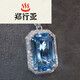 Zheng Xingya Aquamarine Pendant Necklace Jewelry Clavicle Chain Gold Inlaid with Diamonds Main Stone 5.69ct Weight 3.74g 3.74g