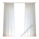 Curtain gauze curtain light-transmitting opaque gauze bay window white gauze balcony gauze partition living room semi-blackout window gauze white fabric thickened tangled gauze-white width 1.0*height 1.3 hook style one piece