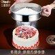 Orado German 304 stainless steel flour sieve ultra-fine filter household baking sugar powder sieve ultra-fine flour sieve 304 flour sieve with ears 40 mesh/15cm