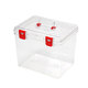 
Jiabao Daily Use Wuliangye High-end Famous Liquor Storage Box Transparent PC Display Handle Box Sealed Moisture-proof White Wine Collection Storage Box 9710 Handle Box [6 bottles 500ml Wuliangye] No Specifications