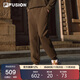 FILA FUSION Fila trendy brand knitted trousers for men 2025 winter fashion casual loose cuffed trousers