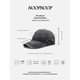 American retro washed ripped denim baseball cap with large waist for men, Korean internet celebrity fashion pointed hat for women, black_- ripped denim baseball cap, adjustable (54-62CM)