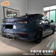 Litian is suitable for Ford 22 new Mondeo modified with lighted small surround exterior decoration parts front lip rear lip side skirt front lip + side skirt + rear lip tanzanite blue suit Ford Mondeo
