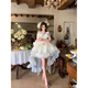 COMIC SOUL fugitive princess evening dress for women 2025 new style small student 18th birthday adult ceremony tutu skirt super fairy white bow full set XS dress is too small please consult customer service