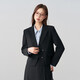 Lady Bird black interview blazer women's teaching professional formal wear commuting light workplace small man suit