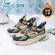 Qibohui (7-PE) sports shoes boys' shoes 2025 winter new style plus velvet and second cotton boys' casual soft bottom leather waterproof children's shoes