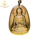 Bailuoqi Natural Citrine Native Buddha Pendant Necklace Men's Puxian Bodhisattva Twelve Zodiac Dragon and Snake Amulet Pendant Citrine Rat Thousand-Armed Avalokitesvara with Bead Chain