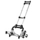 Delixi Electric Stair Climbing Trolley Household Up and Down Stairs Grocery Climbing Trolley Stair Climbing Magic Folding Trolley Flat Model Rubber Wheel - Load Bearing 100 Jin Jin is equal to 0.5 kg