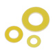JINGGONG bakelite gasket hard flat gasket insulating gasket epoxy resin gasket insulating gasket bakelite gasket 3*8*1 (100 pieces)