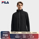 FILA Official Men's Woven Jacket 2025 Autumn Fashion Simple Casual Comfortable Hooded Top
