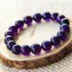 BOSFRU collection-grade Uruguayan amethyst bracelet, good luck to women, natural crystal bracelet, transfer beads, high-end gift for girlfriend, collection-grade amethyst bracelet-6mm