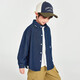 Duojia boys' denim shirts 2026 spring and autumn children's versatile casual long-sleeved tops for older children's seasonal thin coats