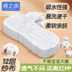 通用一次性尿布婴儿纯棉 纱布尿布可水洗芥子布宝宝尿布垫透 透气【囤 透气【6条】12层纱布尿片