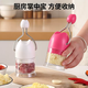 Yusenyi hand-cranked garlic puller multi-functional cooking machine chopper household mini labor-saving condiment pounding garlic stirrer garlic mince minced garlic machine rose red hand-cranked without splashing