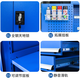 Huili's heavy-duty tool cabinet workshop thickened iron storage cabinet auto repair shop hardware tool cart with drawer factory storage cabinet thickened inner four panels without mesh blue