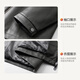 MONTAGUT high-end wear-resistant litchi pattern & velvet warm autumn and winter thick leather lapel jacket for men 365365004 Gray M 48 170/88A