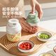 Modern housewife garlic artifact electric garlic pounder garlic grinder garlic grinder garlic press garlic grinder 23W basic model - green 100ml + two-leaf knife