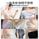 Sugar Grain Strapless Large Breasts Make Smaller Seamless Breathable Mesh Tube Top Anti-Exposed Women's Bra White No XS 70B
