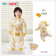 I-baby/British Bubble Mart children's sleeping bag quilted split-leg baby sleeping bag baby constant temperature anti-kick quilt comfortable cheese mouse (suitable for room temperature 20~24) 90 size height 80-90cm recommended age 1.5-2 years old