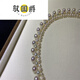 Yu Guojue Freshwater Pearl Necklace Braided Necklace Clavicle Chain French Hepburn Near Round Pearl 40cm