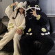 Jingyan selects couple pajamas for women in winter, warm coral velvet thickened home clothes, cute autumn and winter new suits, men's flannel, add to favorites and receive priority when purchasing. One size fits all