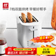 Zwilling (ZWILLING) Ma Baiquan same style bread machine double-sided double slot toast toaster sandwich multi-functional home breakfast toaster Enfinigy silver-7-speed baking 840W