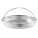 Yusenyi Rice Steaming Rack Cooking Steaming Stainless Steel Steamer Drain Basket Multi-functional Sieve Pot Handle Grid Kitchen Triangular Large (304 Steamer) 22cm Dense Hole Steaming Rack with Anti-scalding Handle 304cm