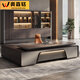 Aosenming boss desk desk light luxury chairman executive desk high-end leadership office furniture president desk workbench 2.4 meters double cabinet boss desk