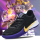 Niyuansu Nuevas zapatillas de baloncesto Mamba Spirit Mamba Hombres transpirables Cemento Cemento RESISTANTE RESISTENTE BAJO BOTAS DE COMBATO DE SONENTA ALTAVABLE 695 Negro Purple 43