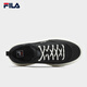 FILA Fila official men's ROCK modern canvas shoes fashion casual shoes black-BK 40.5