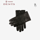Dents Benny same style light luxury touch screen gloves men's autumn and winter shearling fleece lining birthday and New Year gift box 5-1568 black L