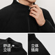 Semir Wang Anyu same style | Jacket men's autumn and winter double-sided velvet knitted jacket thermal insulation polar fleece 25 new couple tops black 90001 outer polar fleece L