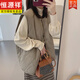 Hengyuanxiang autumn and winter reversible lamb velvet vest for women, versatile outer wear, warm and slim waistcoat, Korean style fashion jacket and vest for women, khaki M recommended 85-100Jin Jin equals 0.5 kg