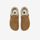 Best Picture 26 spring thick-soled Birkenstock shoes casual slip-on women's lazy shoes D3787AM6 camel velvet lining 37