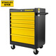 Stanley 941937 three-layer tool cart mobile trolley repair artifact 2 drawer multi-function tool cart 93-711*steel*500KG
