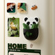 Small panda sealing clip refrigerator magnetic sticker wall hanging two-choice clip bag snacks moisture-proof insurance cute sealing clip magnetic style