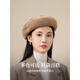 Shanghai Story 2025 Autumn and Winter Beret Pure Wool Warm Ear Protection Showing Face Small Fashion Versatile Gift Box for Elders Beige One Size