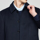 Hodo 80 wool 20 cashmere light luxury wool coat goose down lining short woolen coat warm business windbreaker