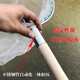 Ultra-dense eye 100 mesh wooden handle stainless steel fishing net copy fish net pocket fish net set fish dung fishing gear fish pond cleaning 30 cm handle square head double border