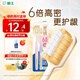 Lion King Fine Tooth Cleansing Density Velvet Protective Toothbrush 2 Pack Soft-bristled Fine-bristled Interdental Brush Cleaning Toothbrush for Adults Self-operated