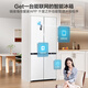 Hisense 470 Small Rubik's Cube Refrigerator four-door ultra-thin zero-embedded refrigerator household first-class energy efficiency dual-frequency home appliances national subsidy 20% trade-in BCD-470WMK1DPU