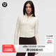 Lululemon丨Define Women's Short Jacket *Ribbed Nulu Wicking LW3HOBS Light Ivory White XS /4